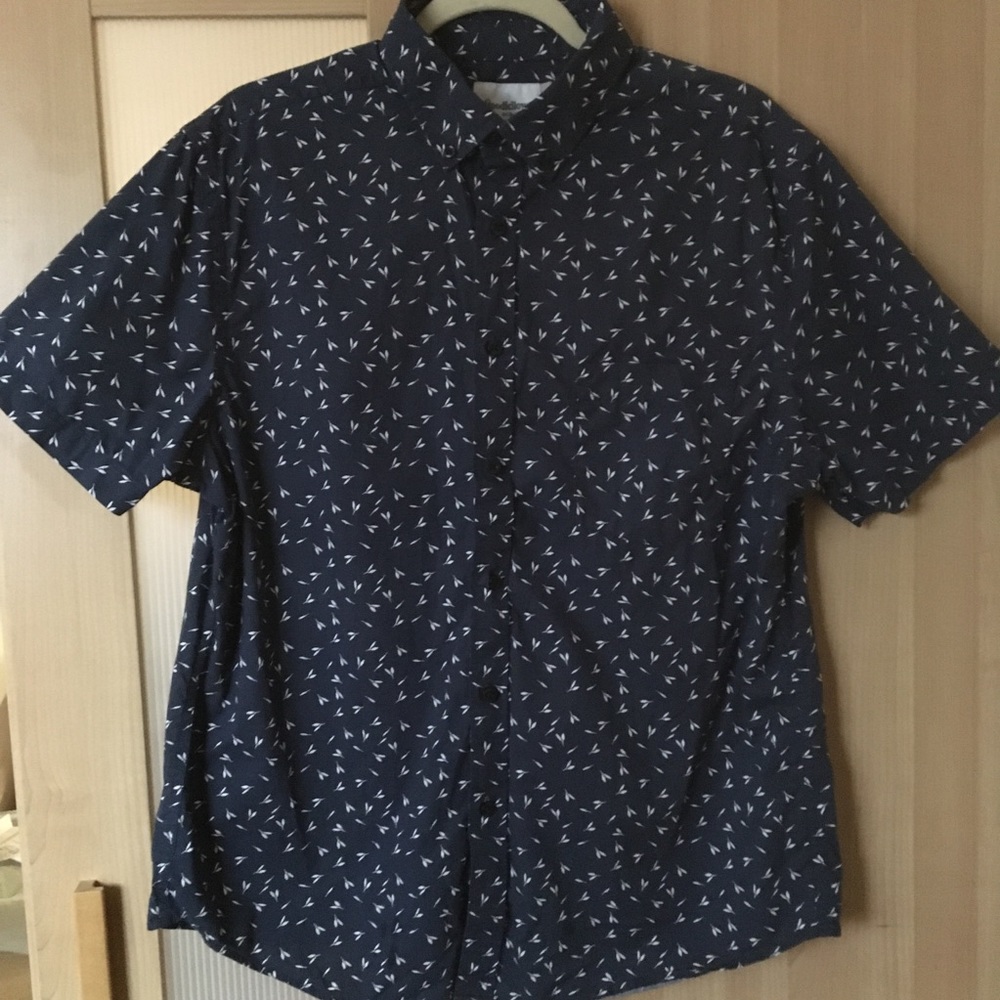 Blue&White Button Up